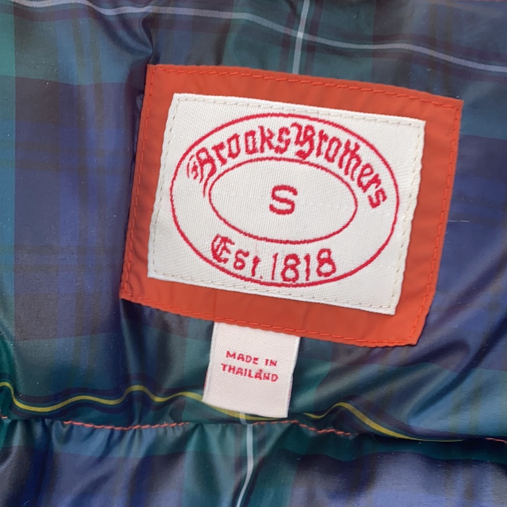 Brooks Brother Down Jacket Size Medium - image 8